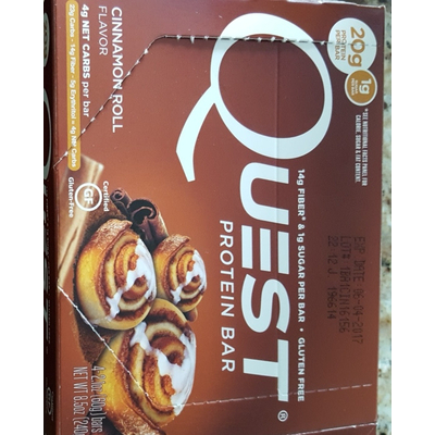 Protein Bar, Cinnamon Roll Flavor
