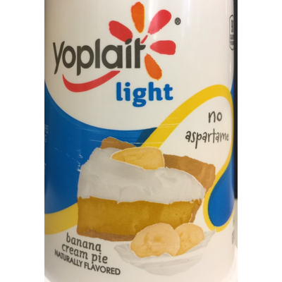 Light Yogurt, Banana Cream Pie