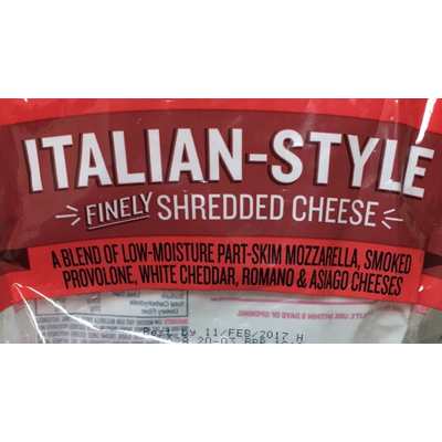Finely Shredded Cheese, Italian-Style