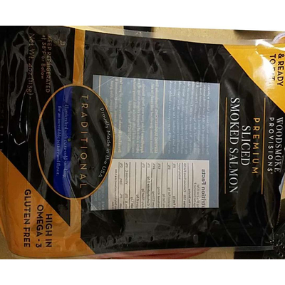 Premium Sliced Smoked Salmon, Traditional