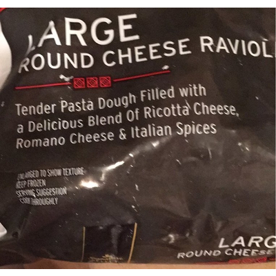 Round Cheese Ravioli, Large