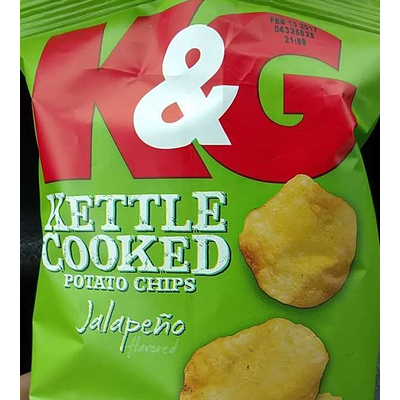 Kettle Cooked Potato Chips, Jalapeno