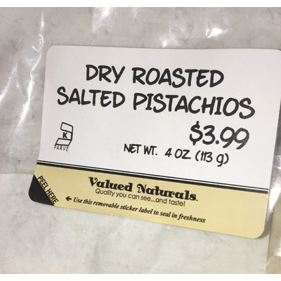 Dry Roasted Salted Pistachios