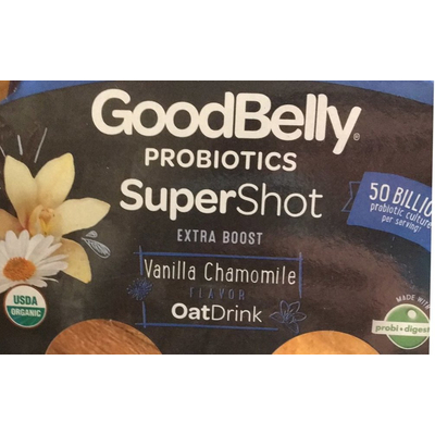 Probiotics SuperShot Oat Drink, Vanilla Chamomile