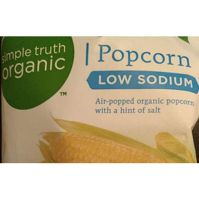 Popcorn, Low Sodium