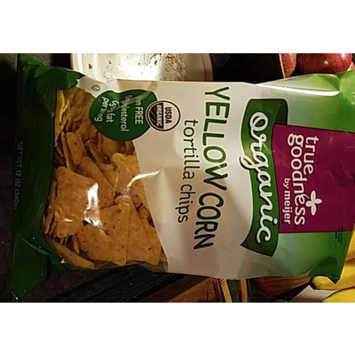 Yellow Corn Tortilla Chips, Organic