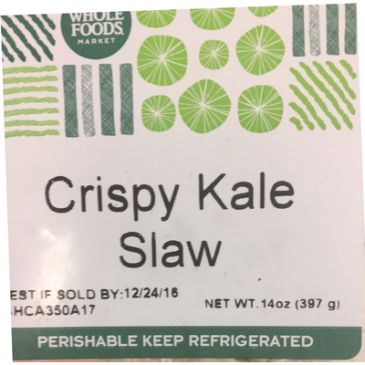 Crispy Kale Slaw