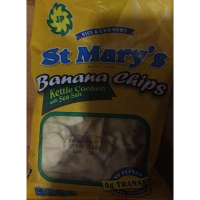 Banana Chips, Kettle Cooked with Sea Salt