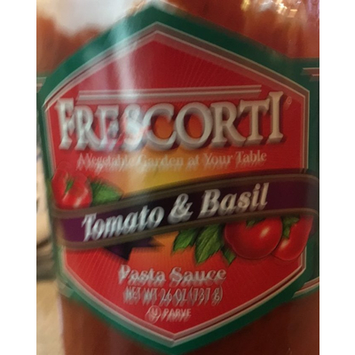 Pasta Sauce, Tomato & Basil