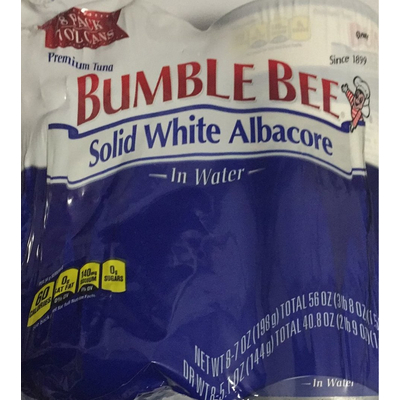 Solid White Albacore In Water