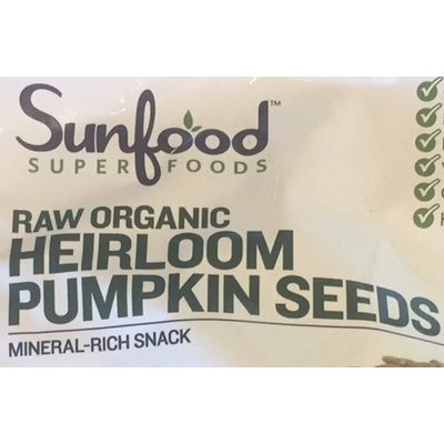 Raw Organic Heirloom Pumpkin Seeds