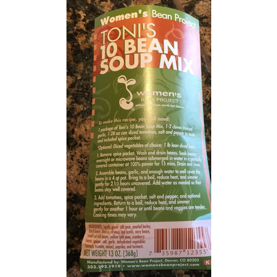 Toni's 10 Bean Soup Mix