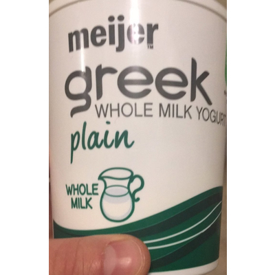 Greek Whole Milk Yogurt, Plain
