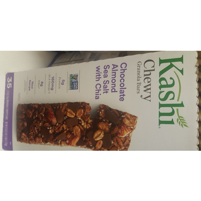 Chewy Granola Bar, Chocolate Almond Sea Salt with Chia