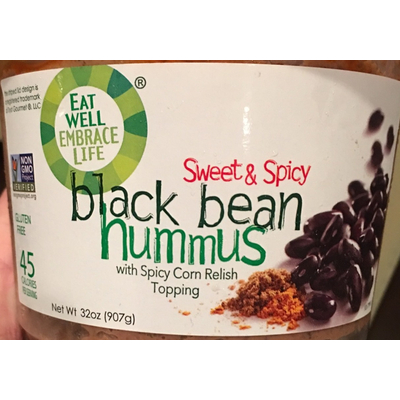 Black Bean Hummus, Sweet & Spicy