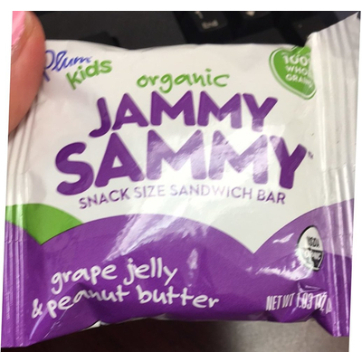 Jammy Sammy Sandwich Bar, Grape Jelly & Peanut Butter