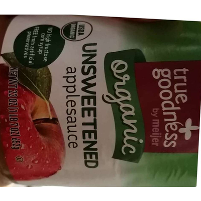 Unsweetened Applesauce, Organic
