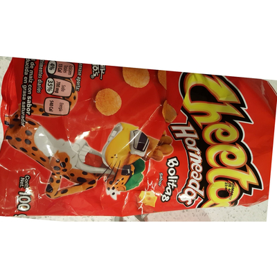Balls Puffed Corn Snack, Spicy Cheese
