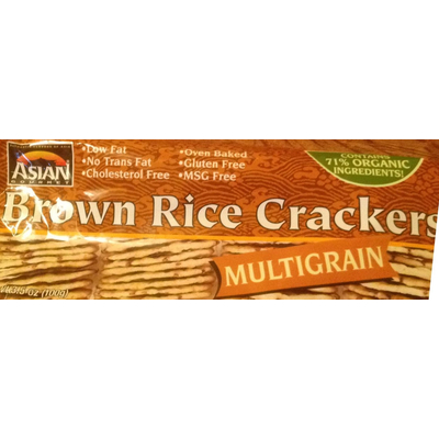 Brown Rice Crackers, Multigrain
