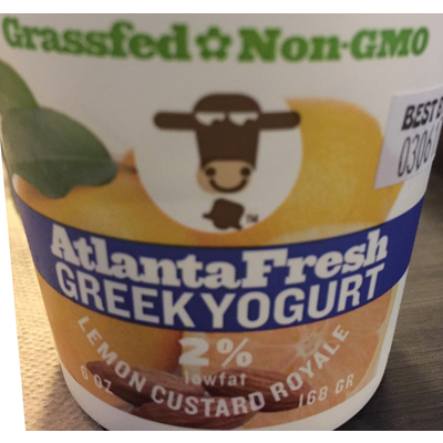 Greek Yogurt, Lemon Custard Royale