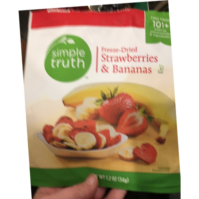 Strawberries & Bananas, Freeze-Dried