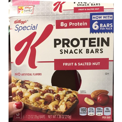 Protein Snack Bar, Fruit & Salted Nut