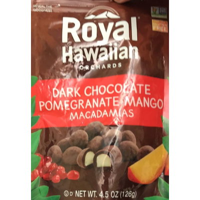 Dark Chocolate Pomegranate Mango Macadamias