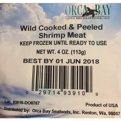 Shrimp Meat, Wild Cooked & Peeled
