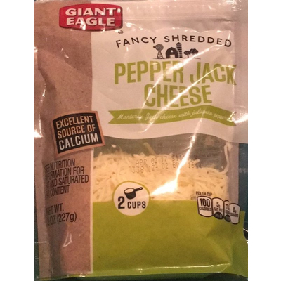 Shredded Cheese, Pepper Jack