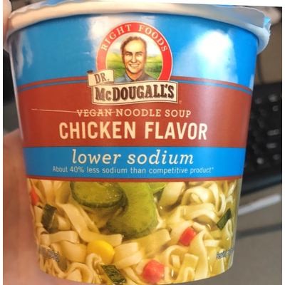 Vegan Noodle Soup, Chicken Lower Sodium