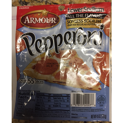 armour low sodium pepperoni