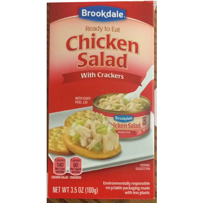 Chicken Salad, with Crackers, Ready to Eat