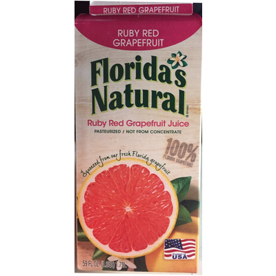 Fruit Juice, Ruby Red Grapefruit