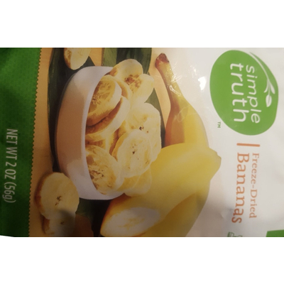 Freeze-Dried Bananas