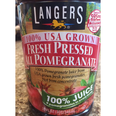 Fresh Pressed Juice, All Pomegranate