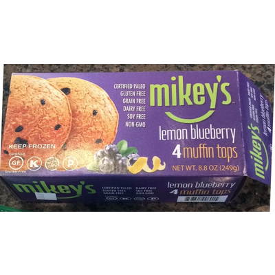Lemon Blueberry Muffin Tops, Gluten Free Certified Paleo