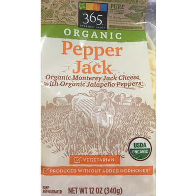 Organic Cheese, Pepper Jack