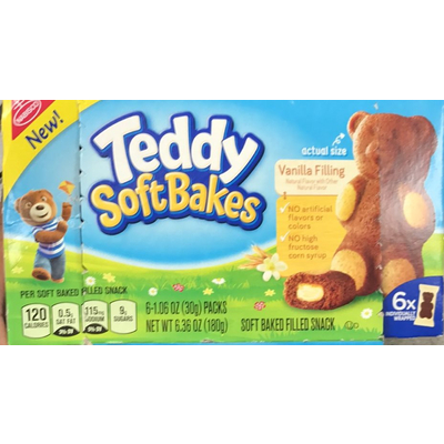 Teddy Soft Bakes, Vanilla Filling