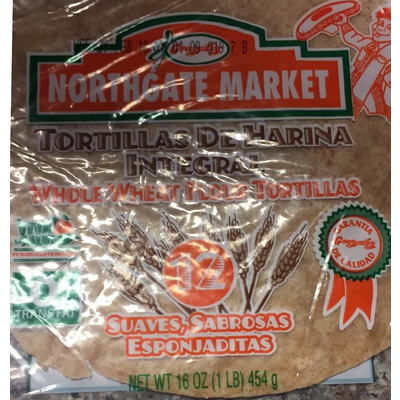 Whole Wheat Flour Tortillas