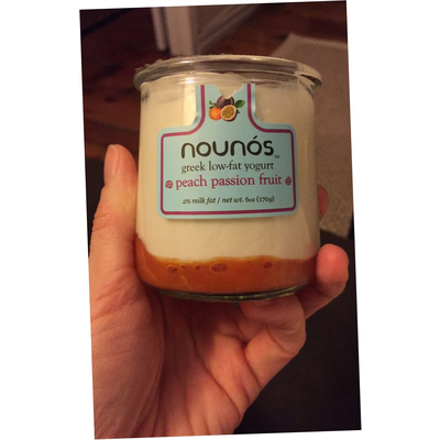 Greek Low-Fat Yogurt, Peach Passion Fruit