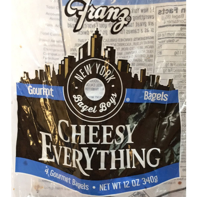 Bagel, Cheesy Everything