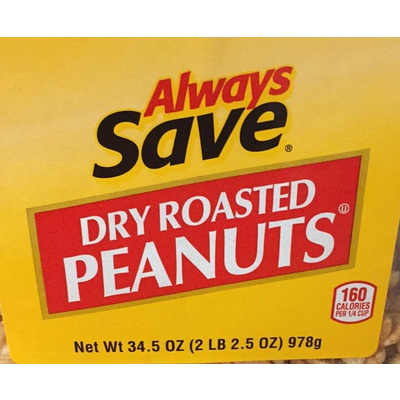 Peanuts, Dry Roasted