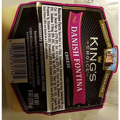 Cheese, Danish Fontina