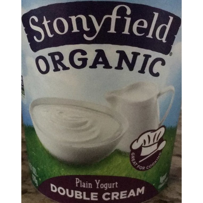 Organic Plain Yogurt, Double Cream