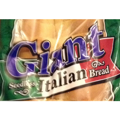 Seedless Italian Bread, Giant