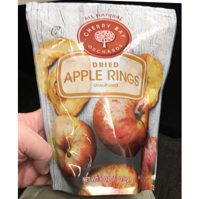 Dried Apple Rings, Unsulfured