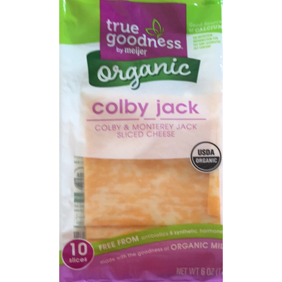 Organic Colby Jack, Sliced