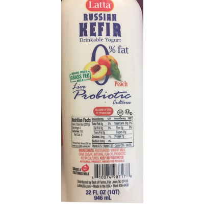 Russian Kefir, Peach
