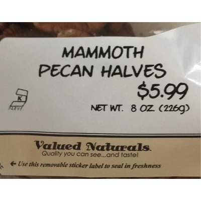 Mammoth Pecan Halves