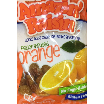 Amazin' Raisin, Orange Flavor Infused